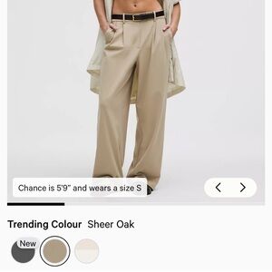 lululemon athletica Sheer Oak Wide-Leg Pants